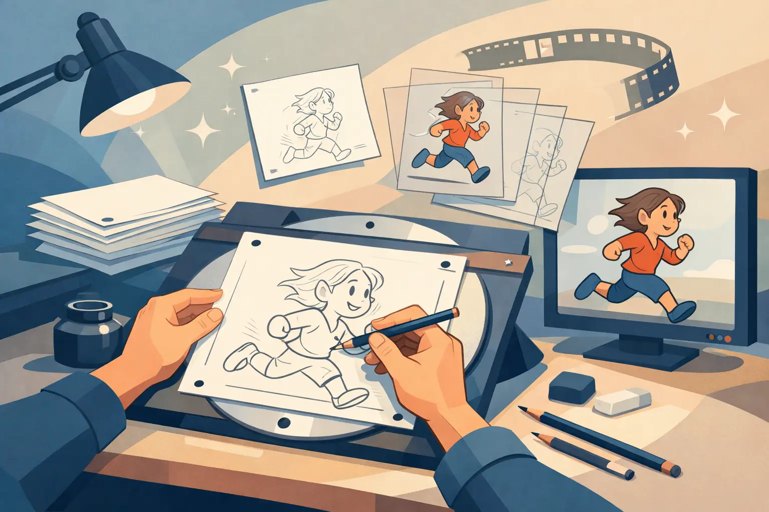 Traditional Hand Drawn Animation Still Works